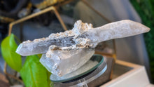 Load image into Gallery viewer, 7" Snow Quartz Crystal Cluster
