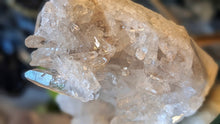 Load image into Gallery viewer, 4" Clear Quartz Crystal Cluster
