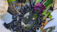 Load image into Gallery viewer, Gothic Black Baroque Victorian Photo Frame &amp; Purple Rose
