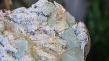 Load image into Gallery viewer, 3" Green Apophyllite Heulandite Zeolite Cluster
