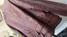 Load image into Gallery viewer, Cleo Burgundy Faux Pu Leather Zipper Moto Jacket XXL
