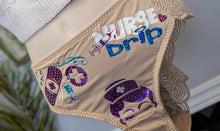 Load image into Gallery viewer, Nurse Drip Design Laced Panties Underwear XL
