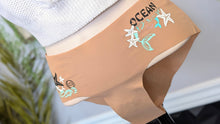 Load image into Gallery viewer, Ocean Drip &amp; Salt Life Hibiscus &amp; Starfish Panties XL
