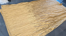 Load image into Gallery viewer, x2 Long Gold Pleated Curtains 58"x100"
