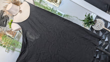 Load image into Gallery viewer, Roxy Black Strappy Dress Cover Up XL
