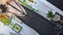 Load image into Gallery viewer, Roxy Black Strappy Dress Cover Up XL
