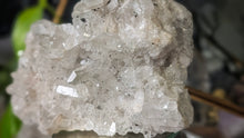 Load image into Gallery viewer, 4" Clear Quartz Crystal Cluster w/ Chlorite Inclusions
