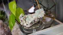 Load image into Gallery viewer, 4" Green Apophyllite Heulandite Zeolite Cluster

