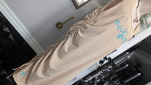 Load image into Gallery viewer, Ocean Vibes Hibiscus Flower Rouched Midi Dress XXXL
