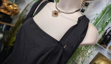Load image into Gallery viewer, Shein Black Bow Strap Romper Pant Jumpsuit 1XL
