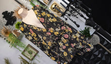 Load image into Gallery viewer, Love &amp; Legend Floral Surplice Rouched Belted Sheer Blouse Top XL-XXL
