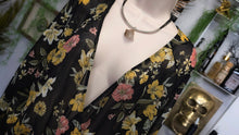 Load image into Gallery viewer, Love &amp; Legend Floral Surplice Rouched Belted Sheer Blouse Top XL-XXL
