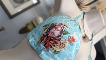 Load image into Gallery viewer, Hawaiian Ocean Floral Halter Bikini Top &amp; Shorts XL
