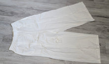 Load image into Gallery viewer, White Boho Linen Wide Leg Pants (SM-MD)
