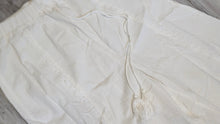 Load image into Gallery viewer, White Boho Linen Wide Leg Pants (SM-MD)
