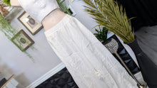 Load image into Gallery viewer, White Boho Linen Wide Leg Pants (SM-MD)
