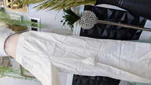 Load image into Gallery viewer, White Boho Linen Wide Leg Pants (SM-MD)
