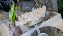 Load image into Gallery viewer, 5" Druzy Clear Quartz Crystal Cluster
