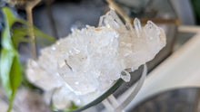 Load image into Gallery viewer, 5" Druzy Clear Quartz Crystal Cluster

