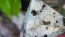 Load image into Gallery viewer, 2" Rainbow Moonstone Flash Crystal Pyramid
