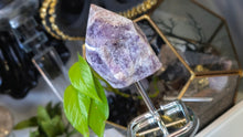 Load image into Gallery viewer, 6" Dream Amethyst Crystal Point on Stand
