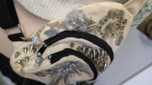 Load image into Gallery viewer, Handmade Spiked Lace Cream Shoulder Bag
