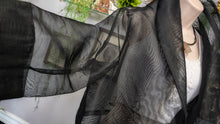 Load image into Gallery viewer, Uptown Girl Black Sheer Crop Cardigan XL-2XL
