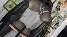 Load image into Gallery viewer, Uptown Girl Black Sheer Crop Cardigan XL-2XL
