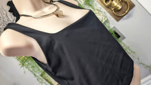 Load image into Gallery viewer, J.o &amp; Co Black Stretch Crop Top Bra LG-XL NWT
