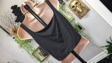 Load image into Gallery viewer, J.o &amp; Co Black Stretch Crop Top Bra LG-XL NWT
