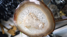 Load image into Gallery viewer, 5" Natural Brazilian Agate Quartz Crystal Slice
