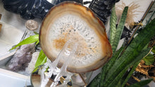 Load image into Gallery viewer, 5" Natural Brazilian Agate Quartz Crystal Slice
