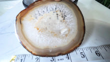 Load image into Gallery viewer, 5" Natural Brazilian Agate Quartz Crystal Slice
