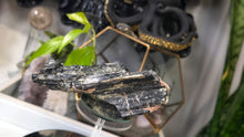 Load image into Gallery viewer, 7" Black Tourmaline &amp; Mica Cluster
