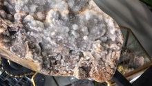 Load image into Gallery viewer, 9.5" Druzy Amethyst Crystal Cluster on Stand
