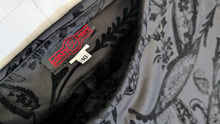 Load image into Gallery viewer, Krazy Larry Velour Embossed Paisley Filigree Pants sz10
