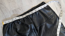 Load image into Gallery viewer, Aritzia Wilfred Free Black Pu Leather Skinny Pants Leggings LG
