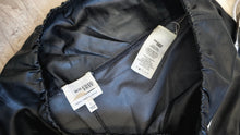 Load image into Gallery viewer, Aritzia Wilfred Free Black Pu Leather Skinny Pants Leggings LG
