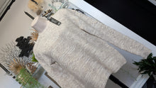 Load image into Gallery viewer, Charlie B Heart Shape Space Dye Knit Sweater XS NWT
