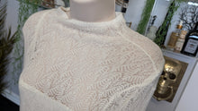Load image into Gallery viewer, Abercrombie &amp; Fitch Merino Wool Blend Knit Ivory Dress XL

