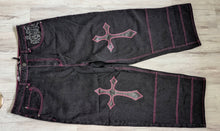Load image into Gallery viewer, Ninth Hall "Astray Ambition" Black Denim Men's Jeans sz40
