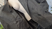 Load image into Gallery viewer, Jones New York Grey Wool Trench Coat sz12 *missing buttons*
