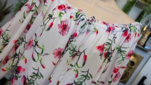 Load image into Gallery viewer, International Concepts White Floral Boho Blouse XL
