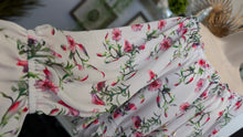 Load image into Gallery viewer, International Concepts White Floral Boho Blouse XL
