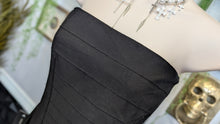 Load image into Gallery viewer, Ann Taylor Black Strapless Sheath Dress SM NWT *missing size*
