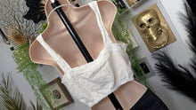 Load image into Gallery viewer, A New Day White Boho Linen Crop Top XS
