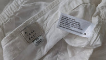 Load image into Gallery viewer, A New Day White Boho Linen Crop Top XS
