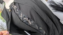 Load image into Gallery viewer, L'Agence Black Lace Pegged Dress SM-MD (no size tag)
