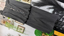Load image into Gallery viewer, L'Agence Black Lace Pegged Dress SM-MD (no size tag)
