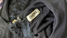 Load image into Gallery viewer, L'Agence Black Lace Pegged Dress SM-MD (no size tag)
